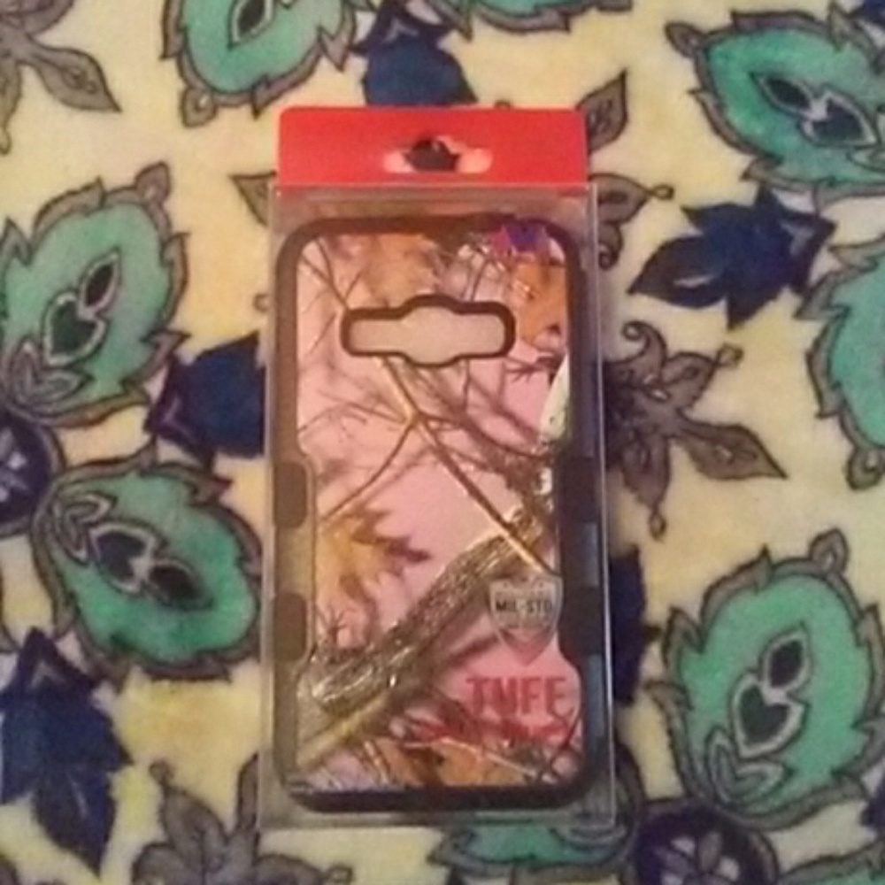 Brand new pink camo MYBAT TUFF phone case for Sams